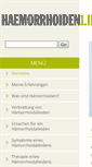 Mobile Screenshot of haemorrhoiden1.info