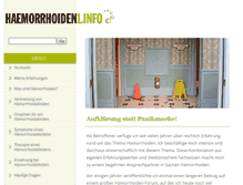 Tablet Screenshot of haemorrhoiden1.info